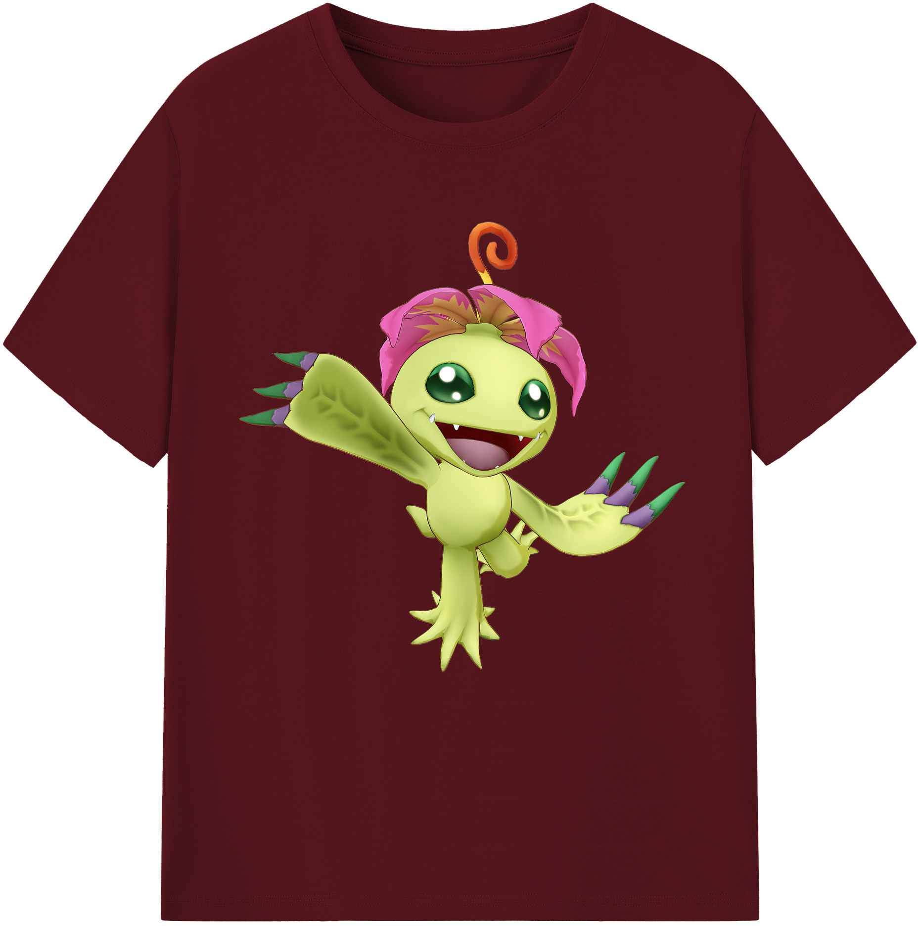 （画像用） Digimon デジタルモンスター/デジモン 綿100％半袖Tシャツ（フロントプリント）